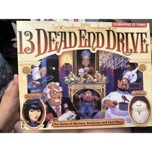 13 Dead End Drive Board Game Milton Bradley Mint Never Assembled